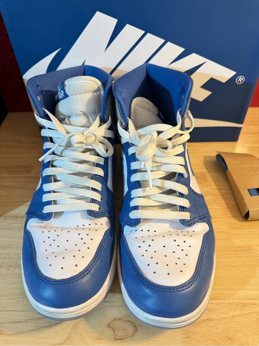Nike Air Jordan 1 High OG True Blue Size 10.5D